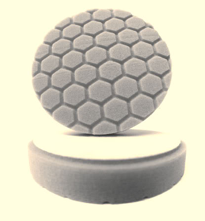 4.0"" Hex-Logic Pad White Medium Light Polishing Pad